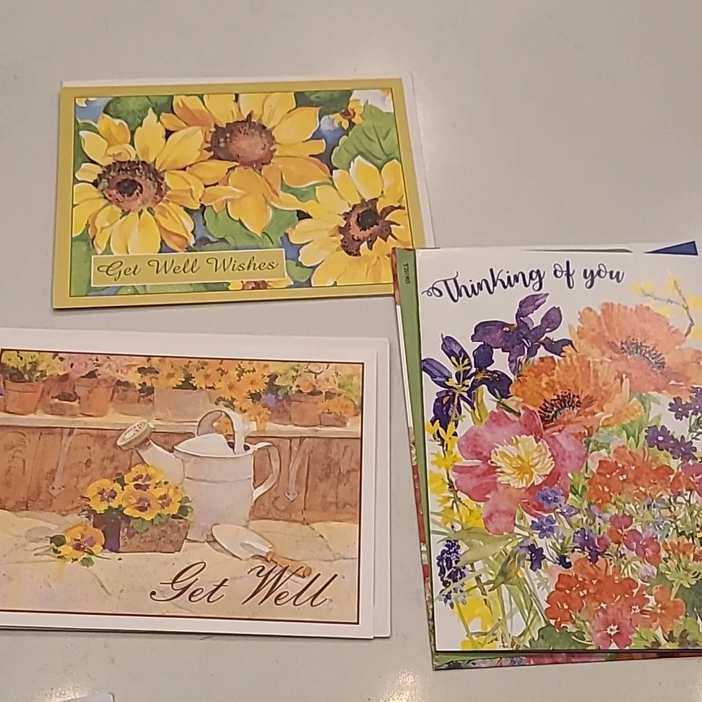 Bundle of 15 New Get Well Wishes Cards